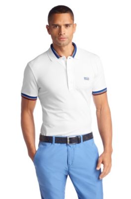 Polo shirt with a straight hem 'Paule'