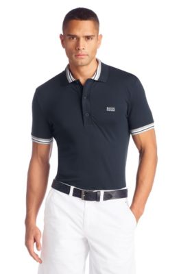 Polo shirt with a straight hem 'Paule'