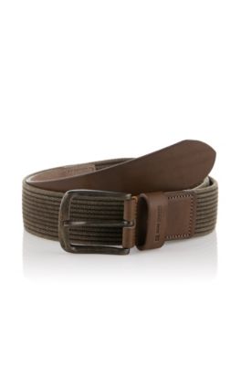 Belt with square pin buckle 'Jeberto'
