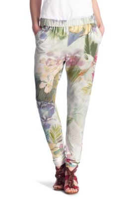 Leggings with a floral all-over pattern 'Seli'