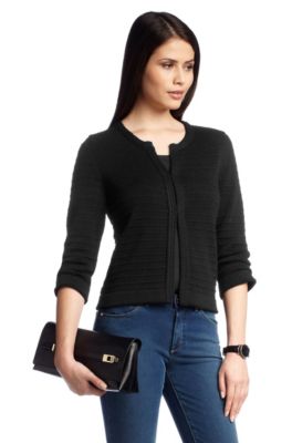 Cardigan with a hook fastener 'F4715'