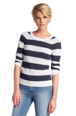 Striped knitted sweater 'F4712'