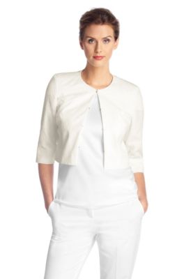 Short evening jacket with cotton 'Jemilosa'
