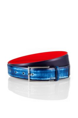 Leather belt with pin buckle 'Gereon-F'