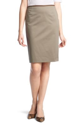 Skirt with a zip fastener at the back 'Melika'