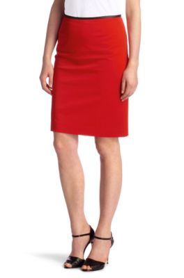 Skirt with a zip fastener at the back 'Melika'