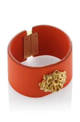 Leather bangle 'JW409'