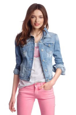 Pure cotton denim jacket 'Laeva'