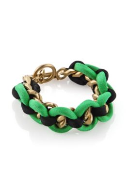 Glieder-Armband &acute;JW420` aus Messing und Viskose