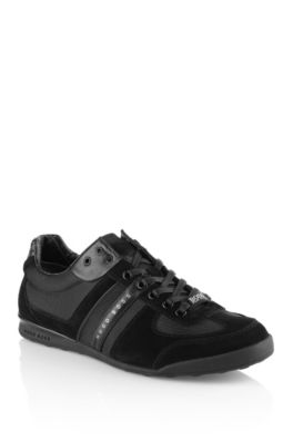 Suede-trimmed sneaker 'Akeen'