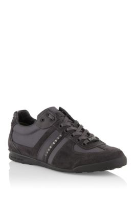 Suede-trimmed sneaker 'Akeen'