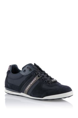 Suede-trimmed sneaker 'Akeen'