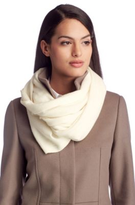 Knitted cashmere scarf 'F4825'