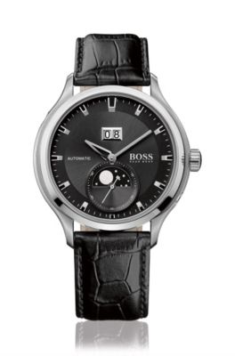 Men's watch with leather strap 'HB 3010'