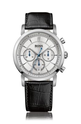 Chronograph with a stainless steel case 'HB 1013