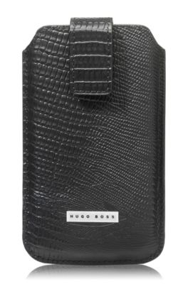 Universal mobile phone pouch in leather 'Adagio'