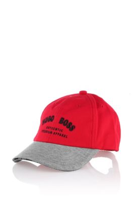Cap with a jersey-covered visor 'J01031/990'