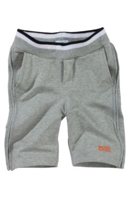 Cotton blend jogging trousers &acute;J04059`, Grey