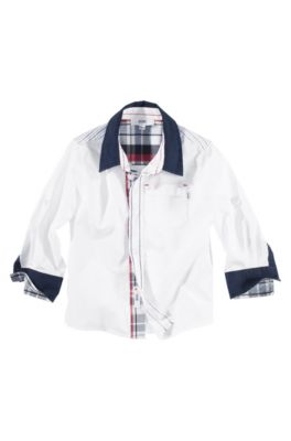 Shirt with check details 'J05177'