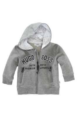 Sweat jacket in cotton with elastane 'J05197'