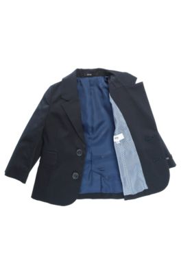 Gabardine jacket with back vent 'J06062'