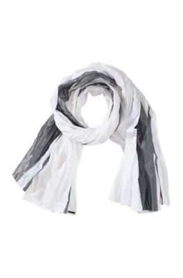 Foulard en coton m&eacute;lang&eacute;, J10043