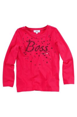 Langarm-Shirt &acute;J15196` mit Logo-Verzierung