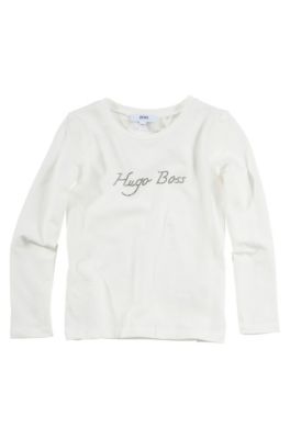 Langarm-Shirt &acute;J15209` mit Logo-Verzierung