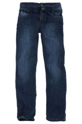 Slim fit cotton jeans 'J24128', Dark Blue
