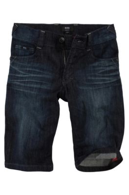Denim shorts with washed details &acute;J24141`
