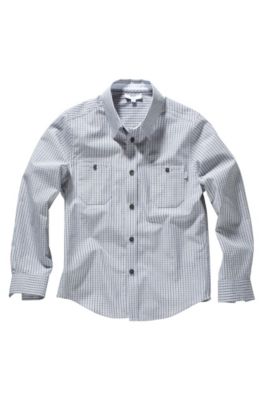 Check cotton shirt 'J25288', Patterned