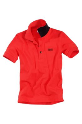 Polo en coton, J25306, Rouge 