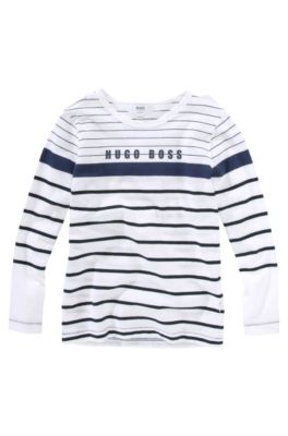 Longsleeve &acute;J25484` aus reiner Baumwolle