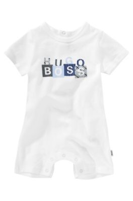 Romper suit in cotton with elastane 'J94057'