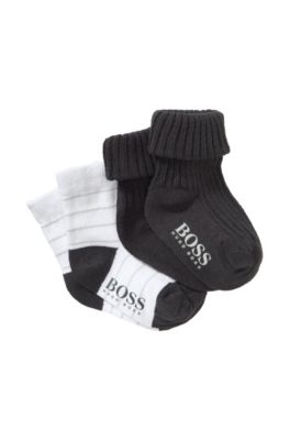 Pack of 2 cotton blend socks 'J98064/83D'