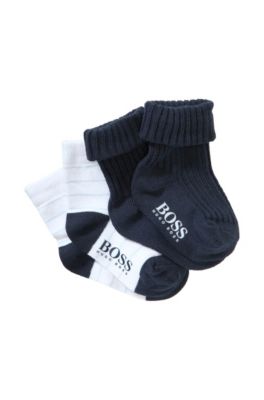 Pack of 2 cotton blend socks 'J98064/83D'