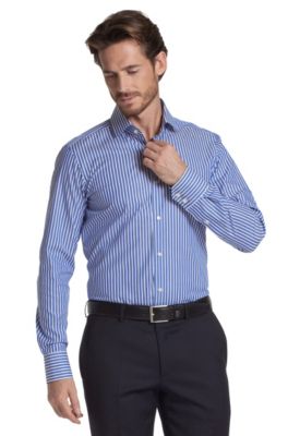 Business shirt with shark collar Gordon by BOSS Black