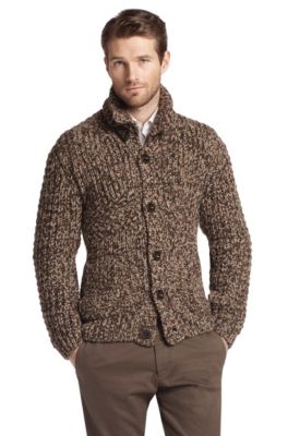 Alpaca/wool blend cardigan ´Harry` by BOSS Black